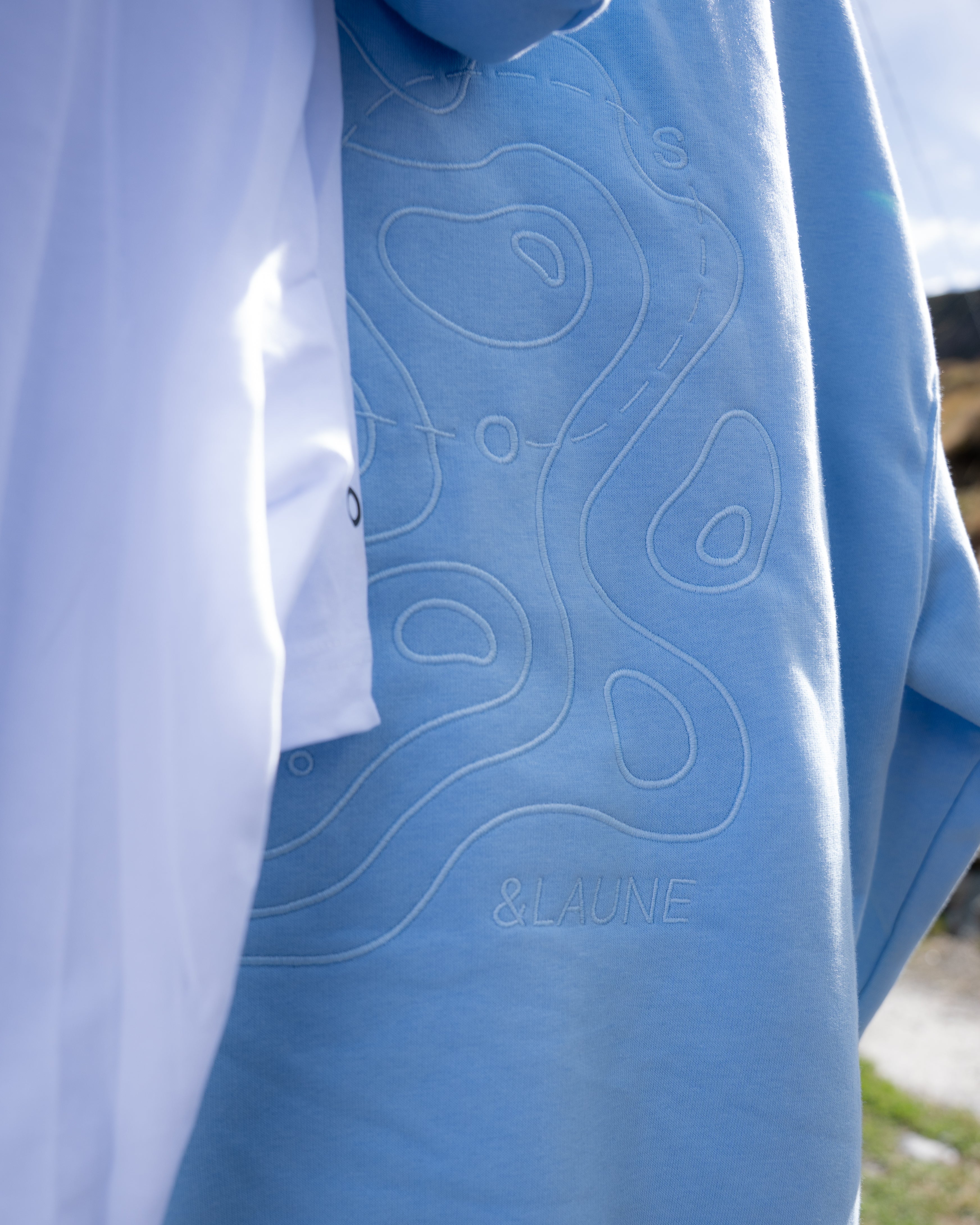 L&L Hoodie Blau