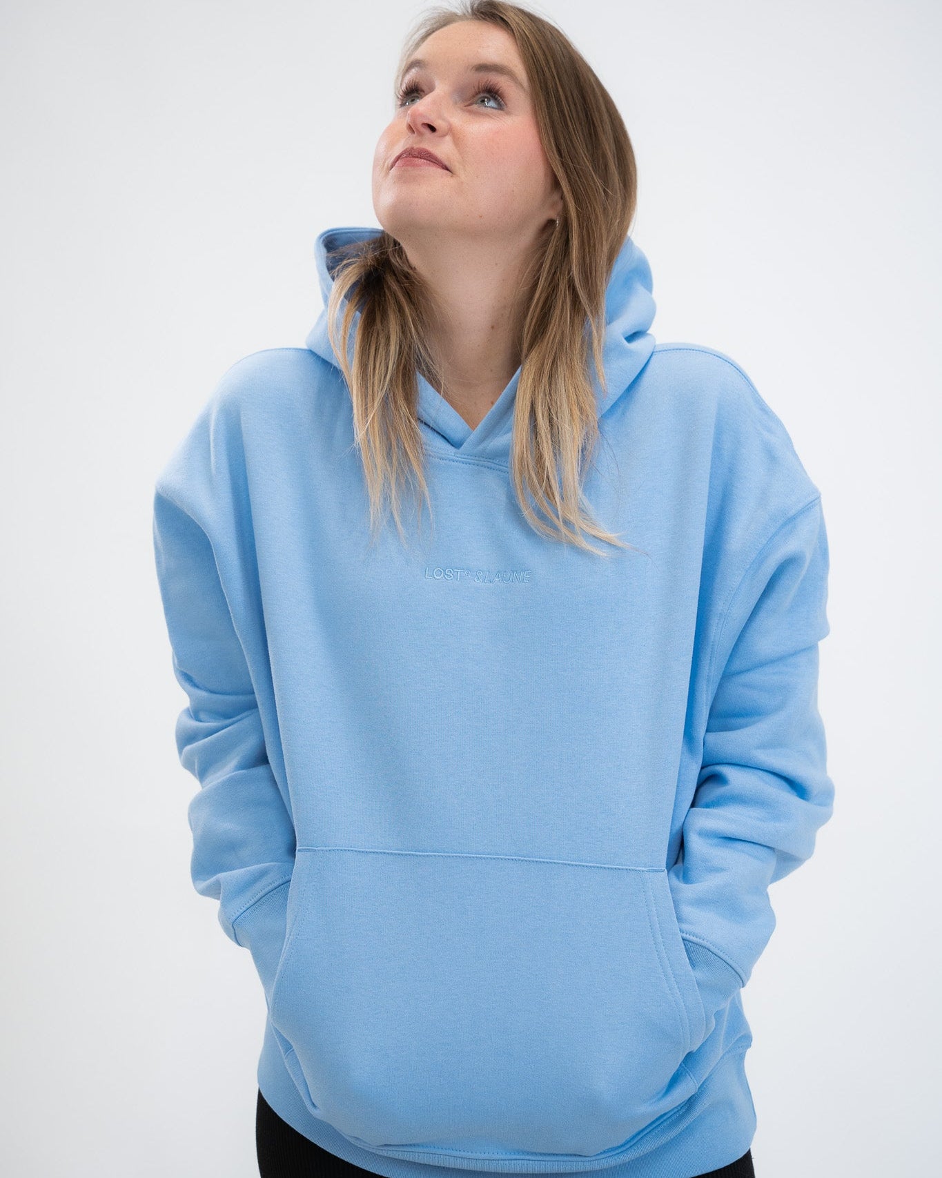 L&L Hoodie Blau